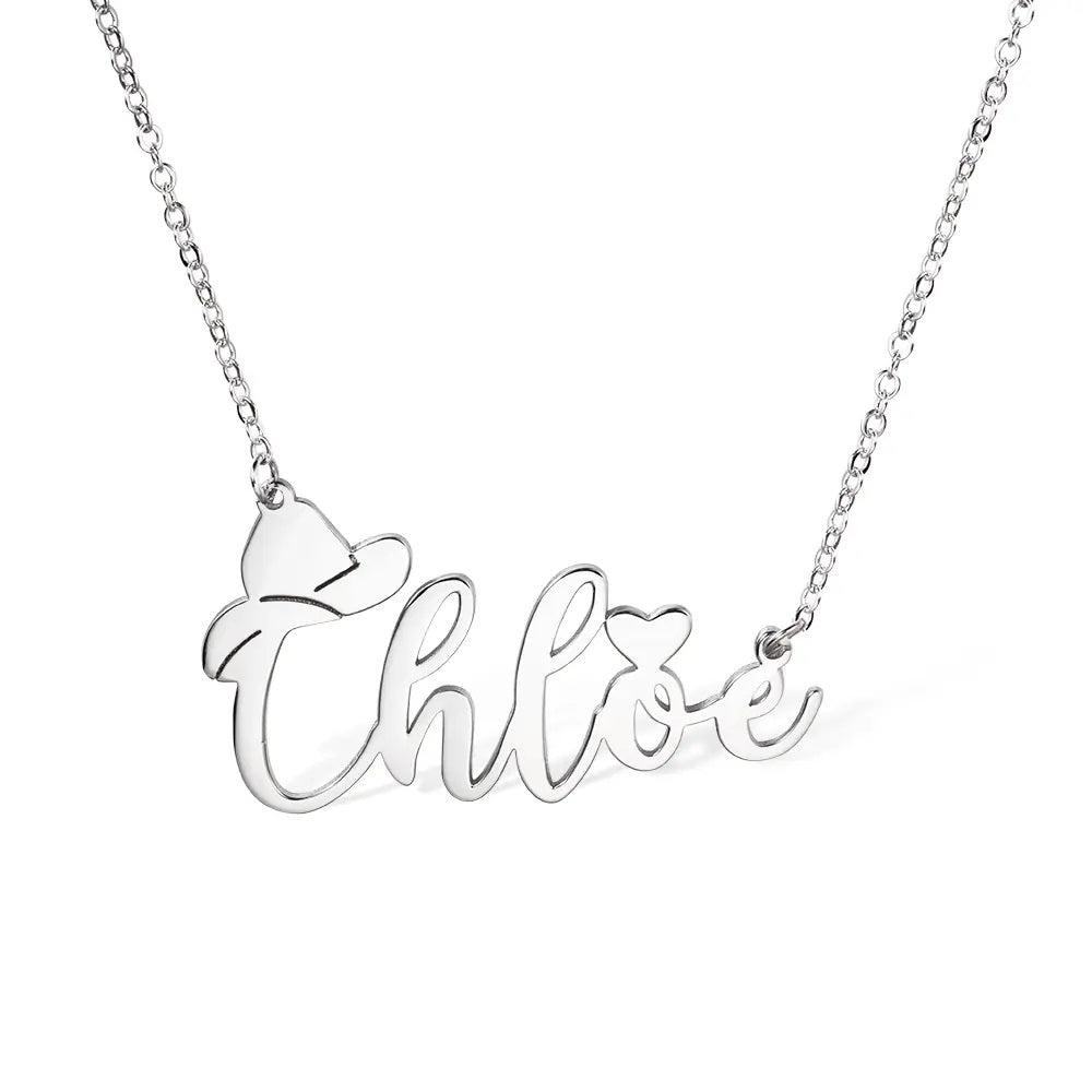 Cowgirl Name Necklace - United Bracelets