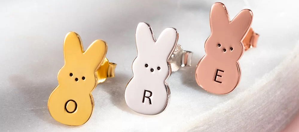 Show Your Love with Personalised Rabbit Earrings - United Bracelets