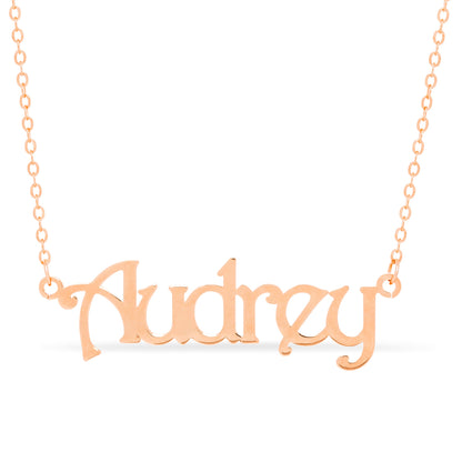 Art Nouveau Style Name Necklace - United Bracelets