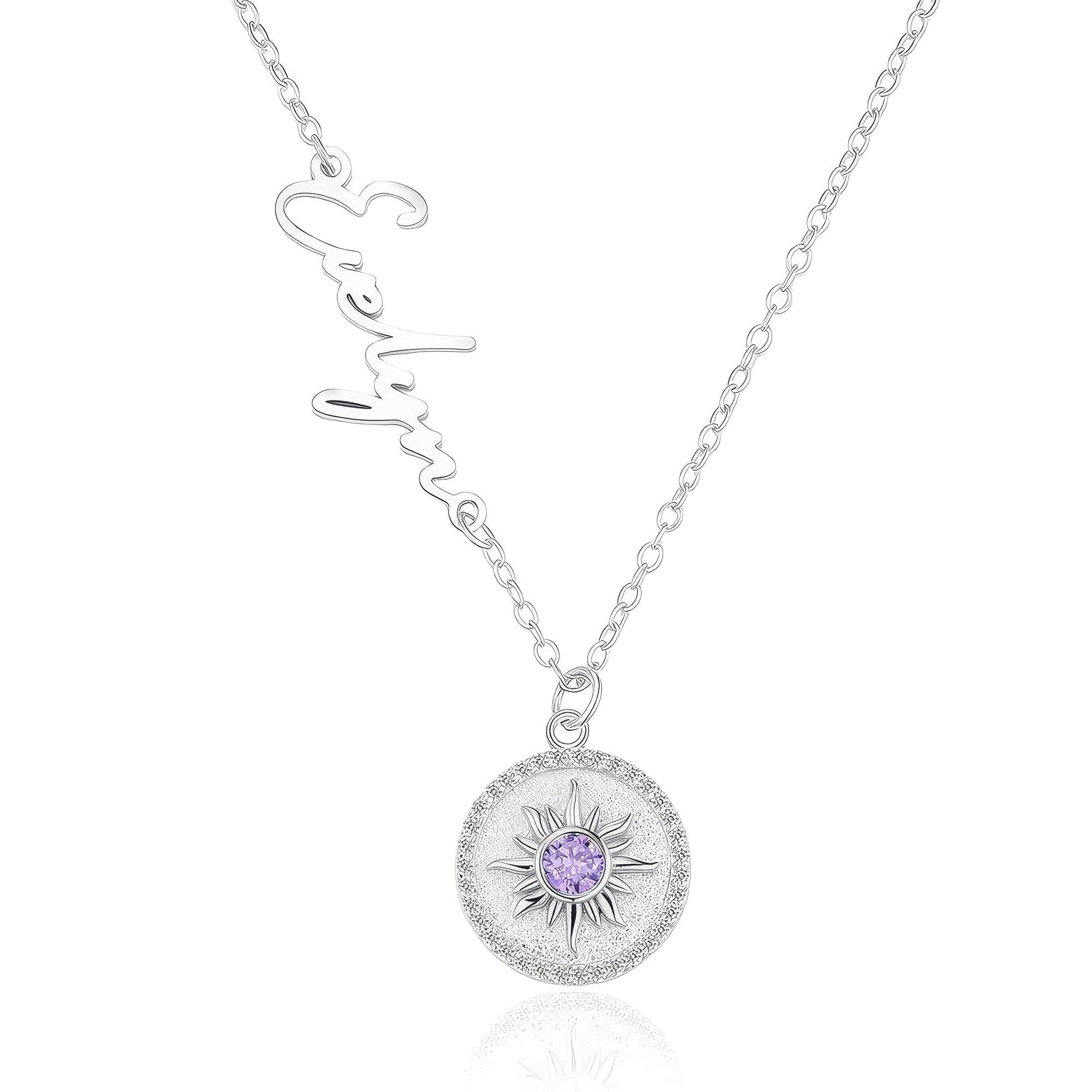 Birthstone Sunburst Necklace - United Bracelets