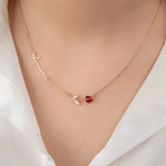 Birthstone Tulip Necklace - United Bracelets