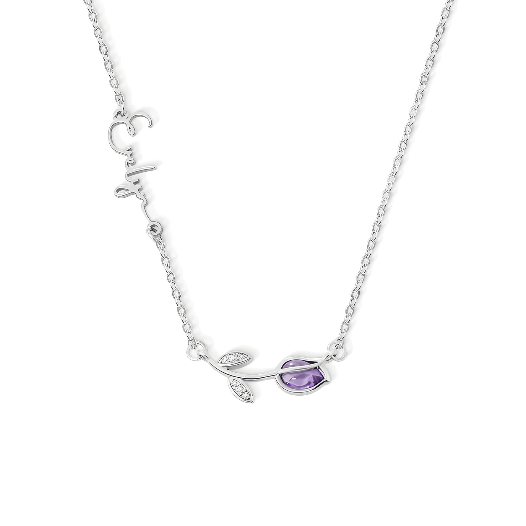 Birthstone Tulip Necklace - United Bracelets
