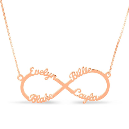 Classic Infinity Name Necklace - United Bracelets