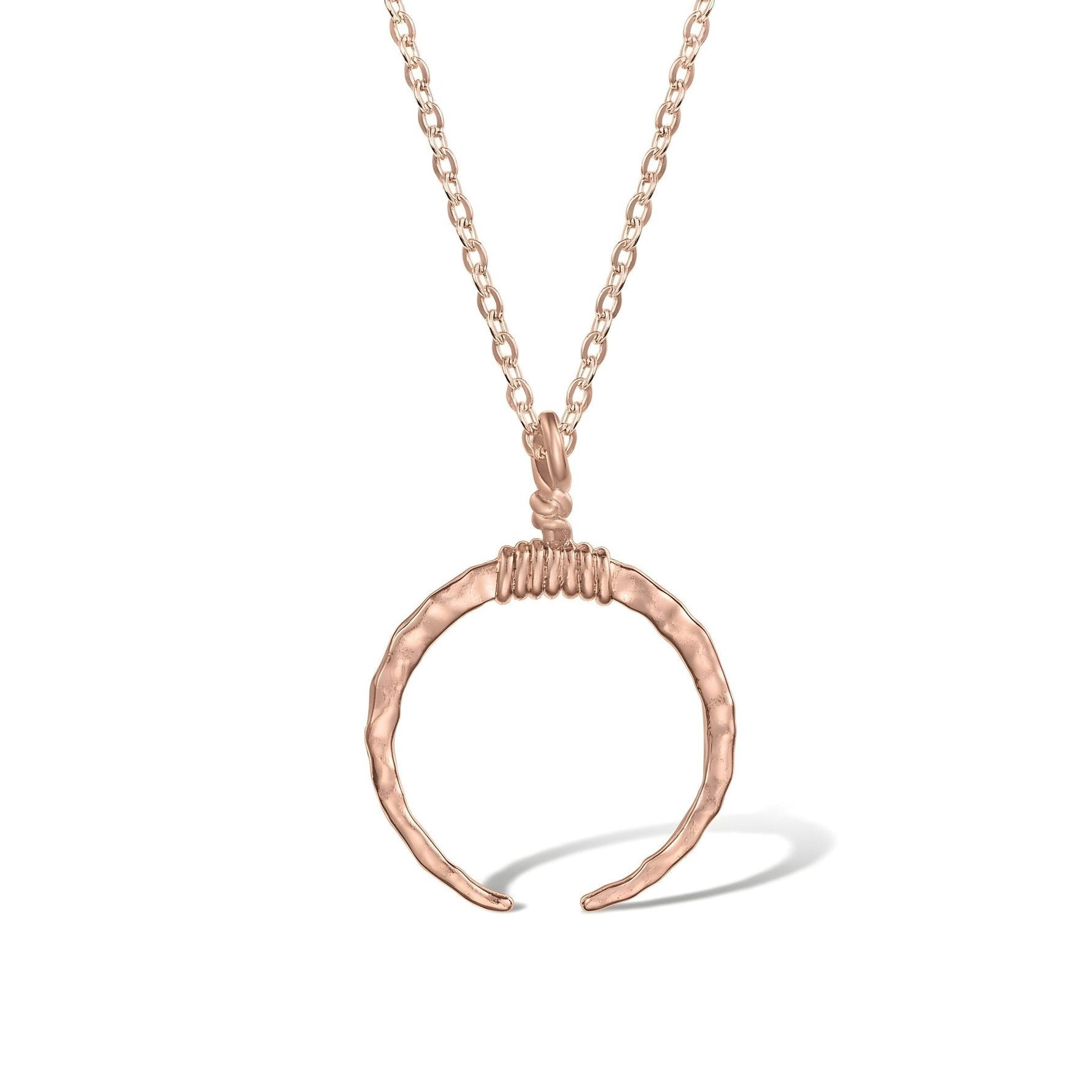 Crescent Moon Ring Holder Necklace - United Bracelets