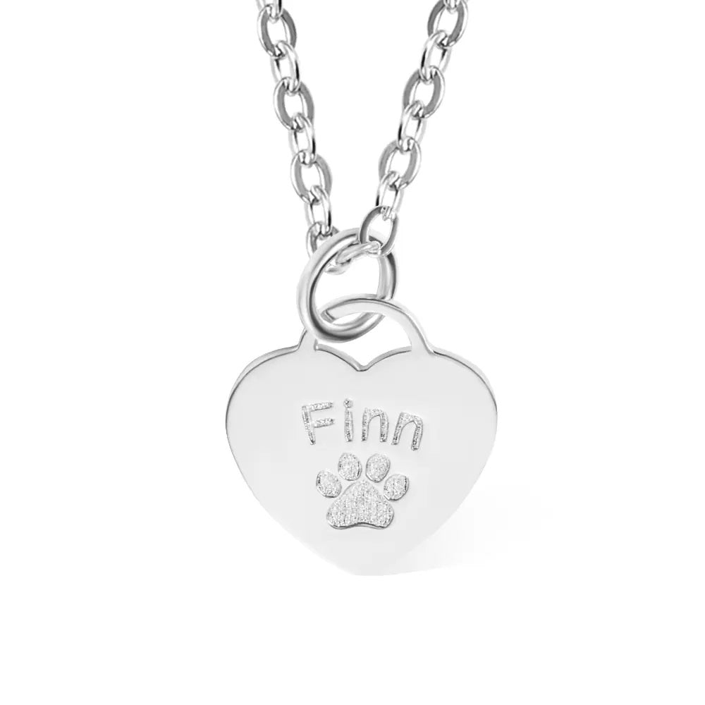 Custom Paw Print Necklace - United Bracelets