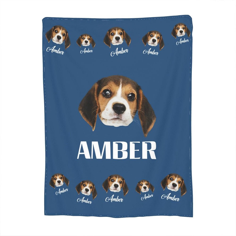 Custom Pet Face Blanket - United Bracelets