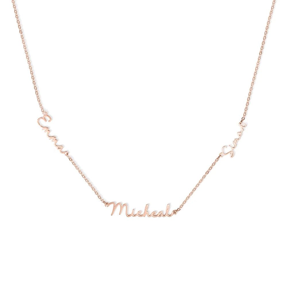 Dainty Multiple Name Necklace - United Bracelets