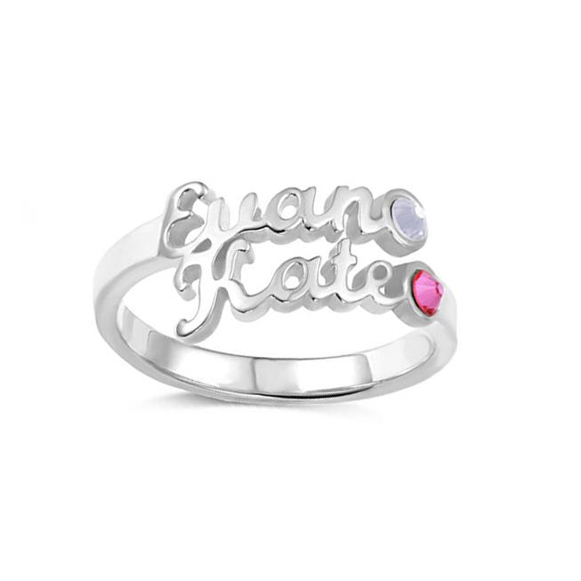 Double Name Ring - United Bracelets