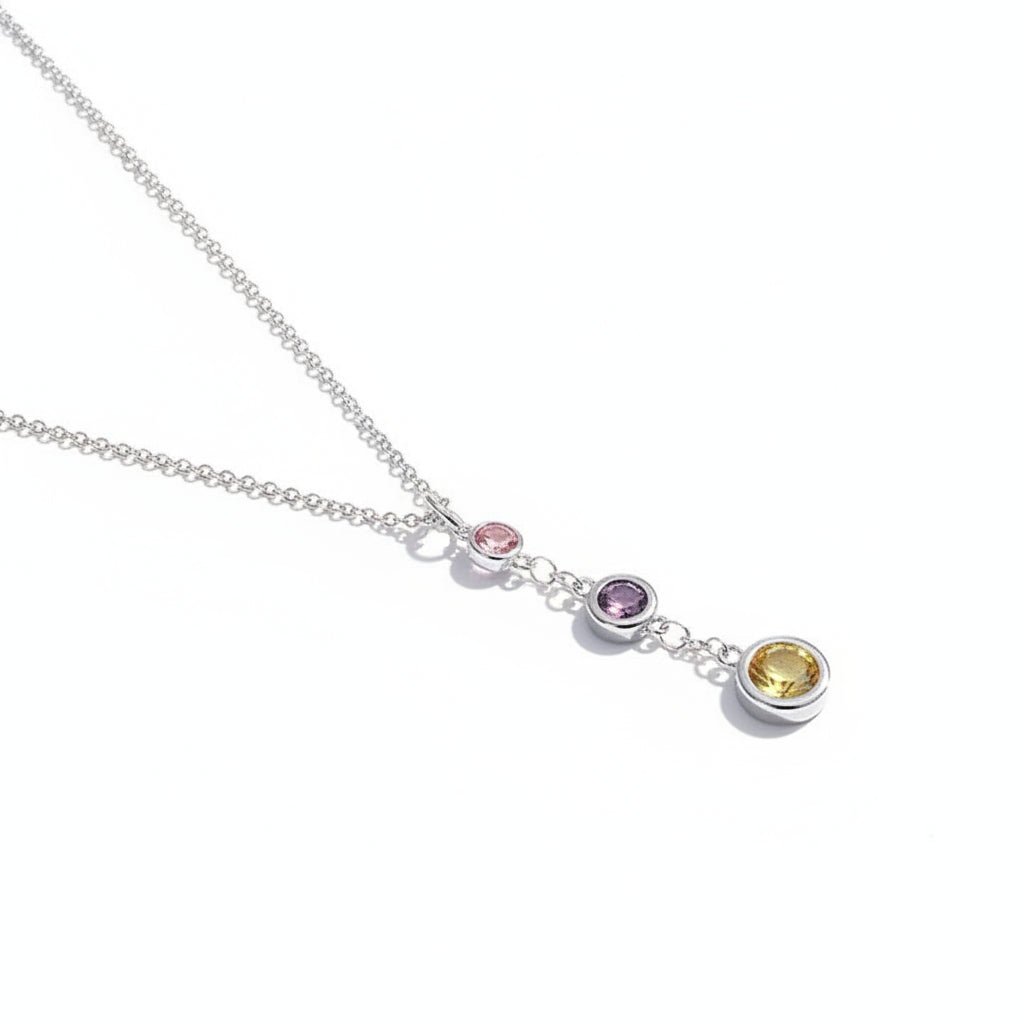 Generations 3-Stone Necklace – United Bracelets