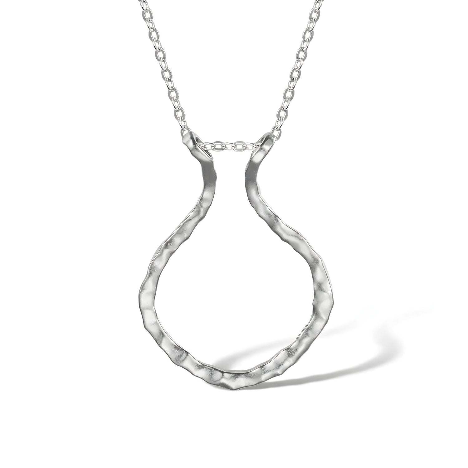 Hammered Ring Holder Necklace - United Bracelets