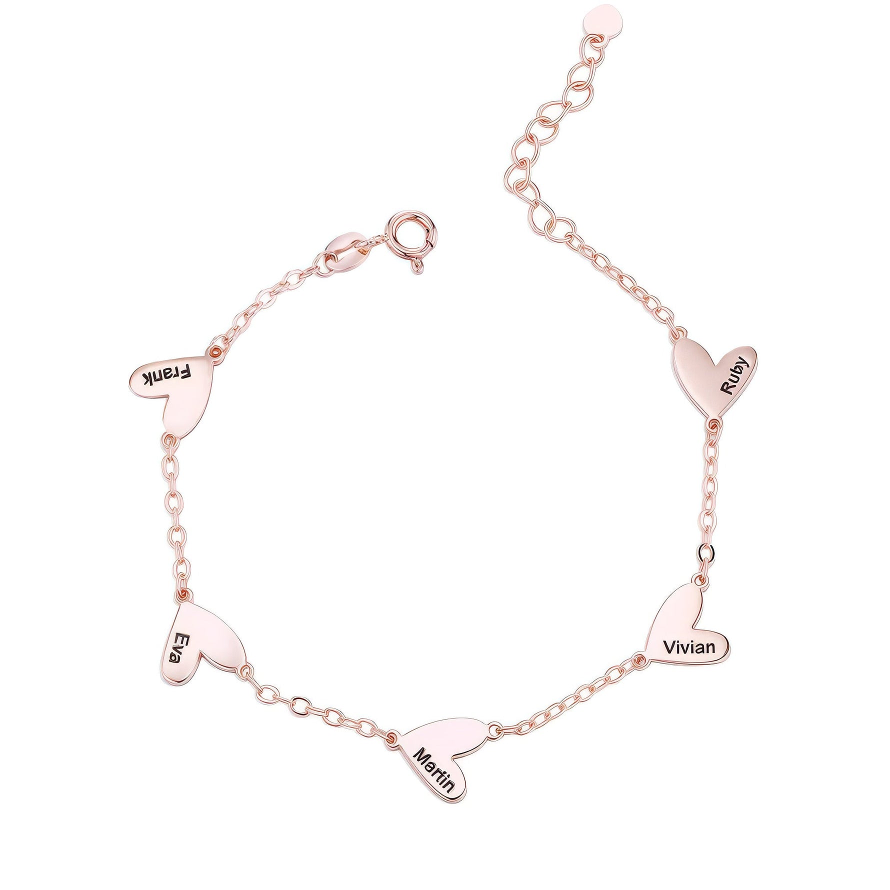 Heart Station Name Bracelet - United Bracelets