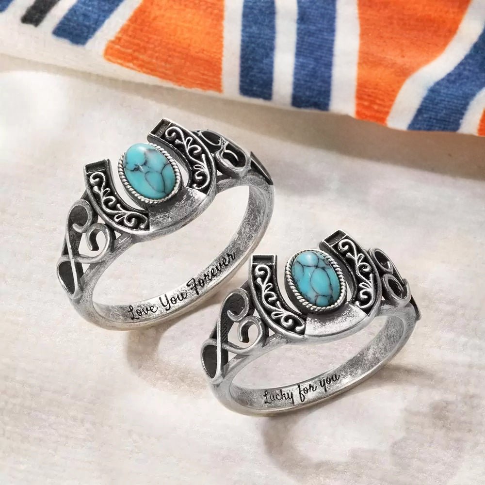 Horseshoe Turquoise Ring - United Bracelets