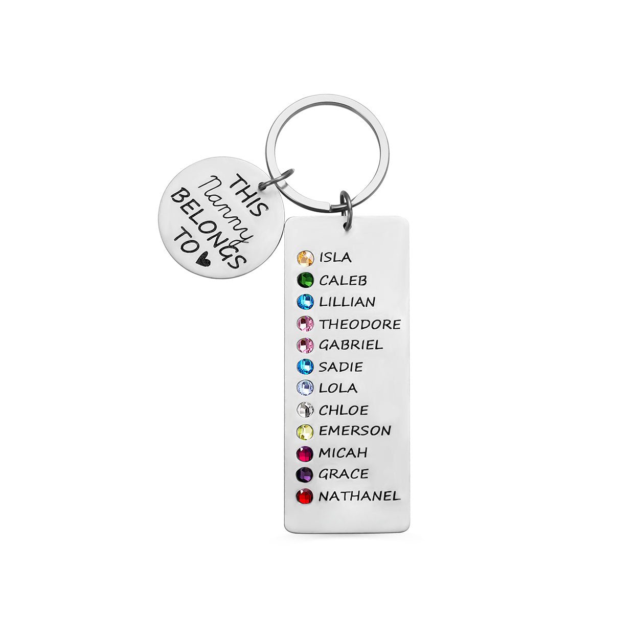 Kids Love Birthstone Keychain - United Bracelets