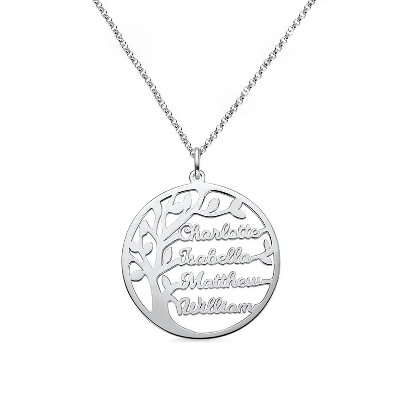 My Family Tree Name Necklace - United Bracelets