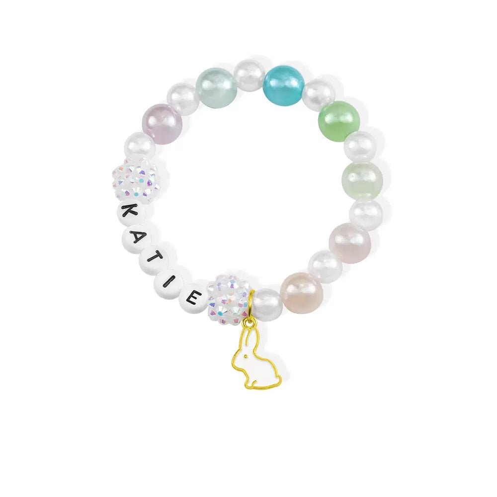 Personalised Bunny Name Bracelet - United Bracelets