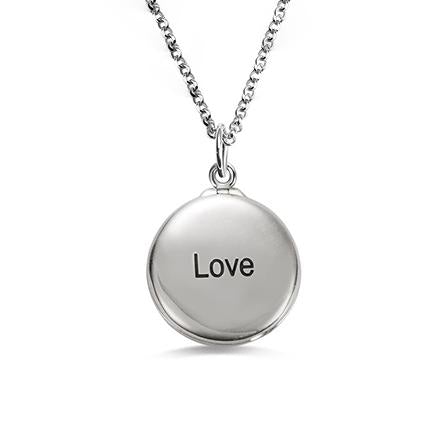 Personalised Circular Photo Locket - United Bracelets