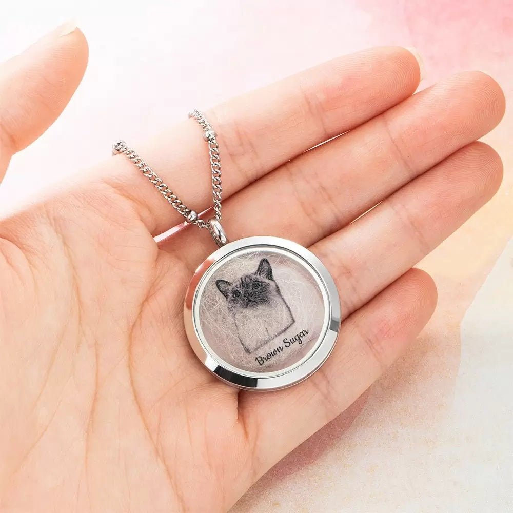 Personalised Pet Fur Locket - United Bracelets