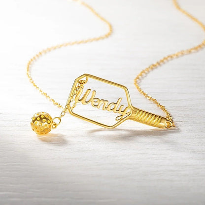 Personalised Pickleball Necklace - United Bracelets