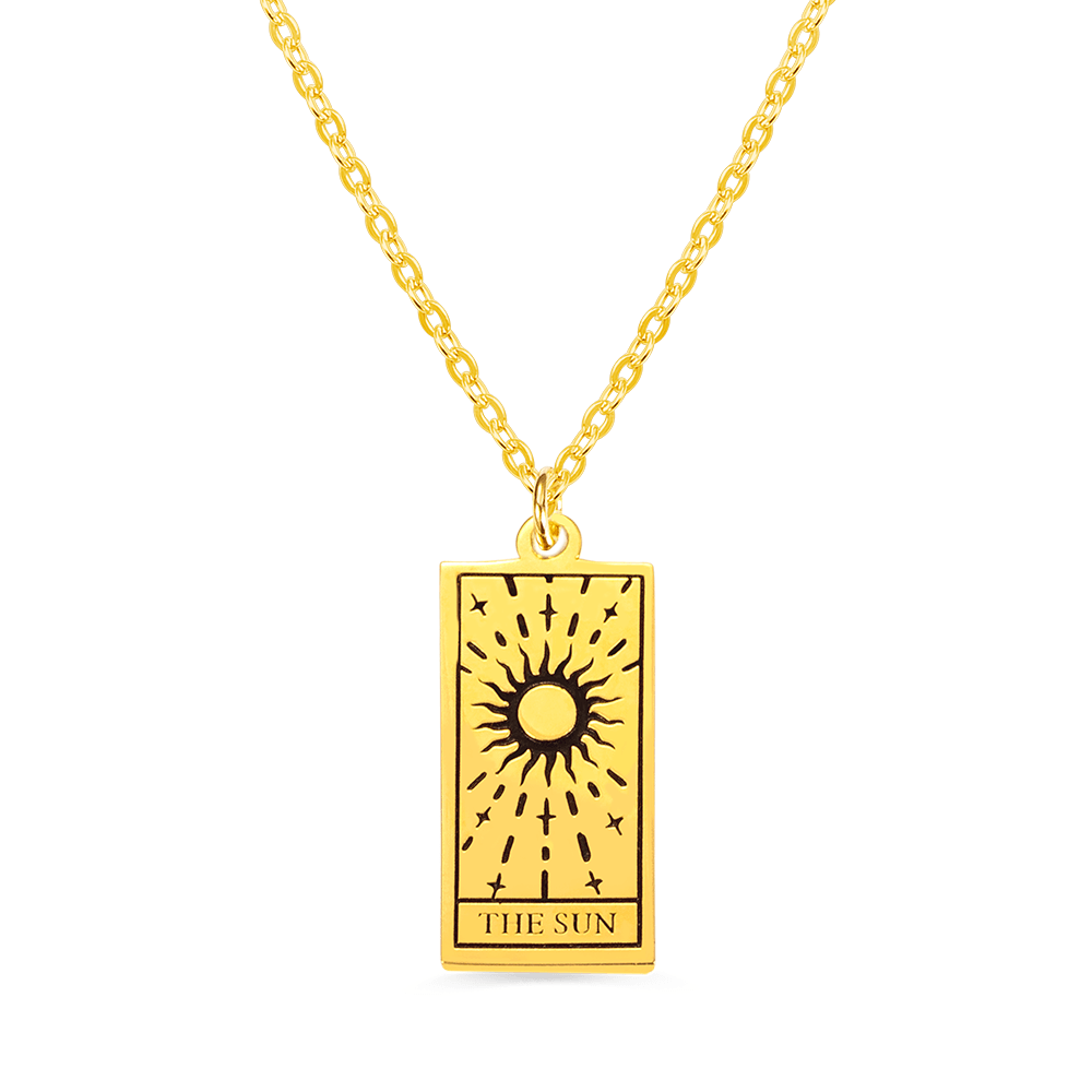 Personalised Tarot Card Necklace - United Bracelets