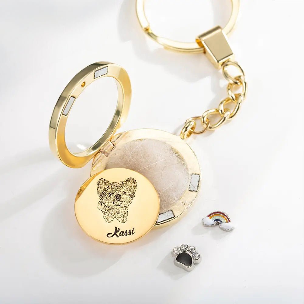 Pet Memory Locket Keychain - United Bracelets