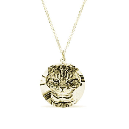 Photo Engraved Pet Disc Necklace - United Bracelets