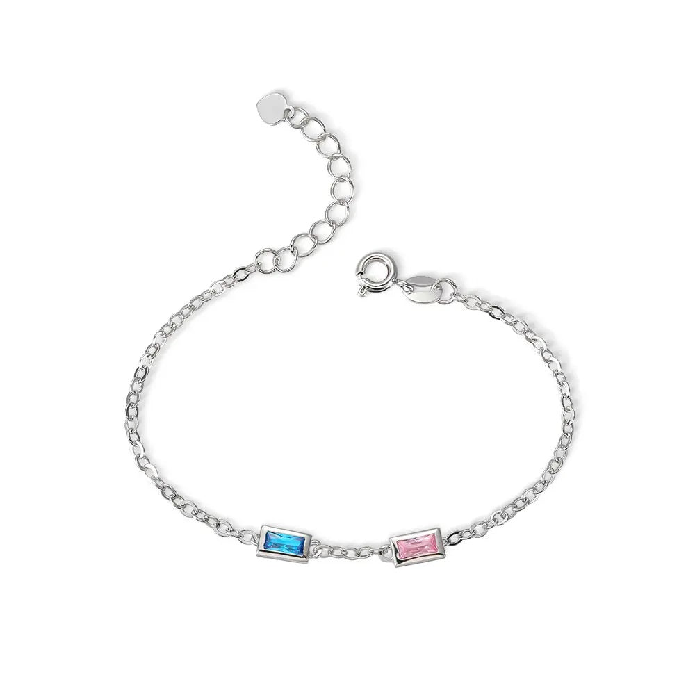 Rectangular Birthstone Bracelet - United Bracelets