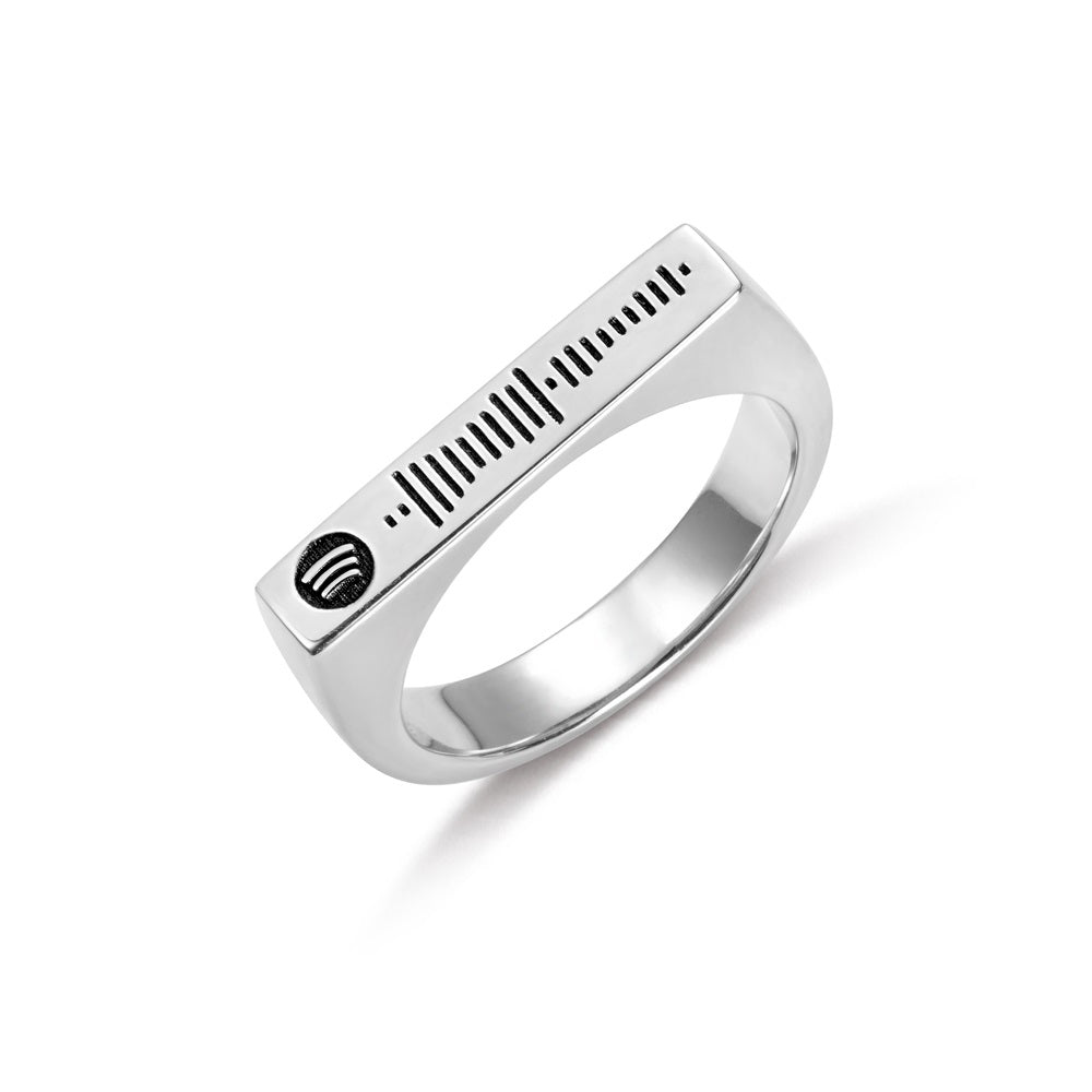 Scannable Spotify Code Ring - United Bracelets