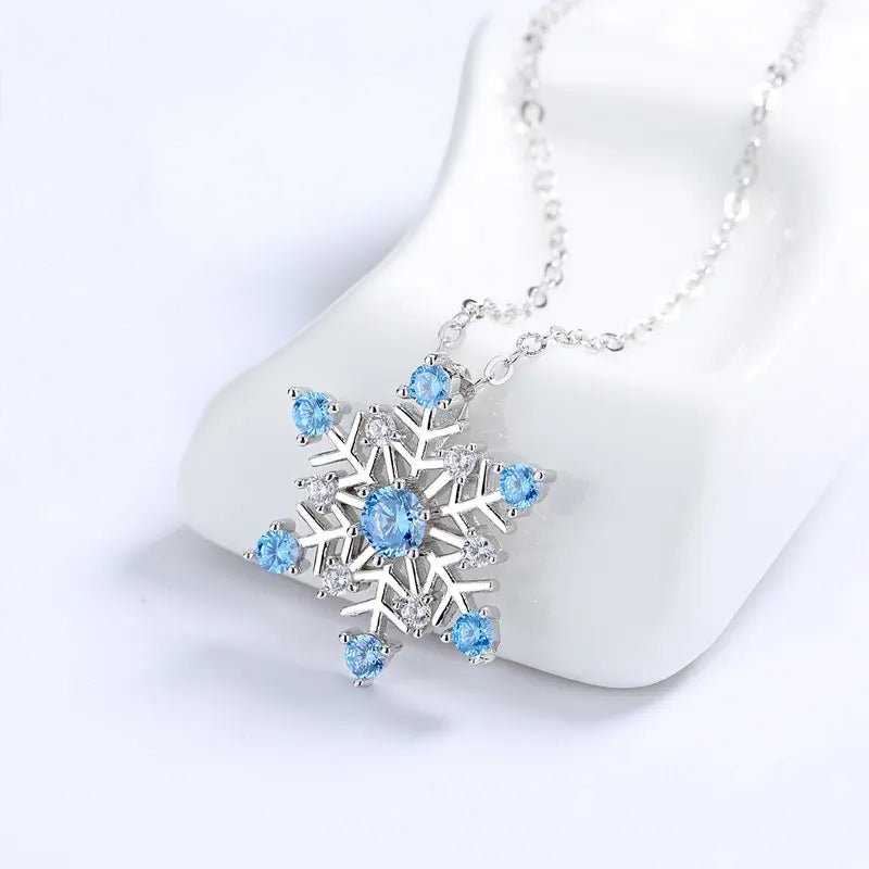 Silver Snowflake Necklace - United Bracelets