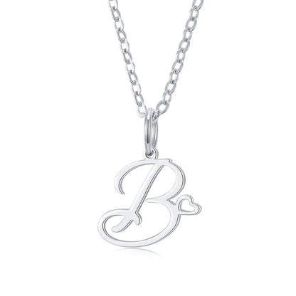 Sterling Silver Love Letter Necklace - United Bracelets