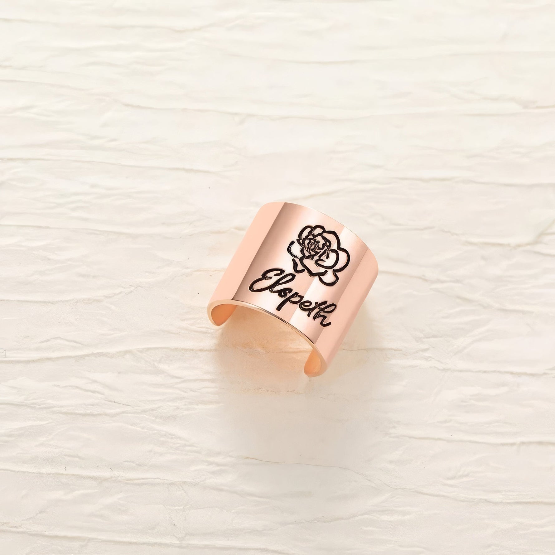 Stethoscope ID Tag with Engraved Birth Flower - United Bracelets