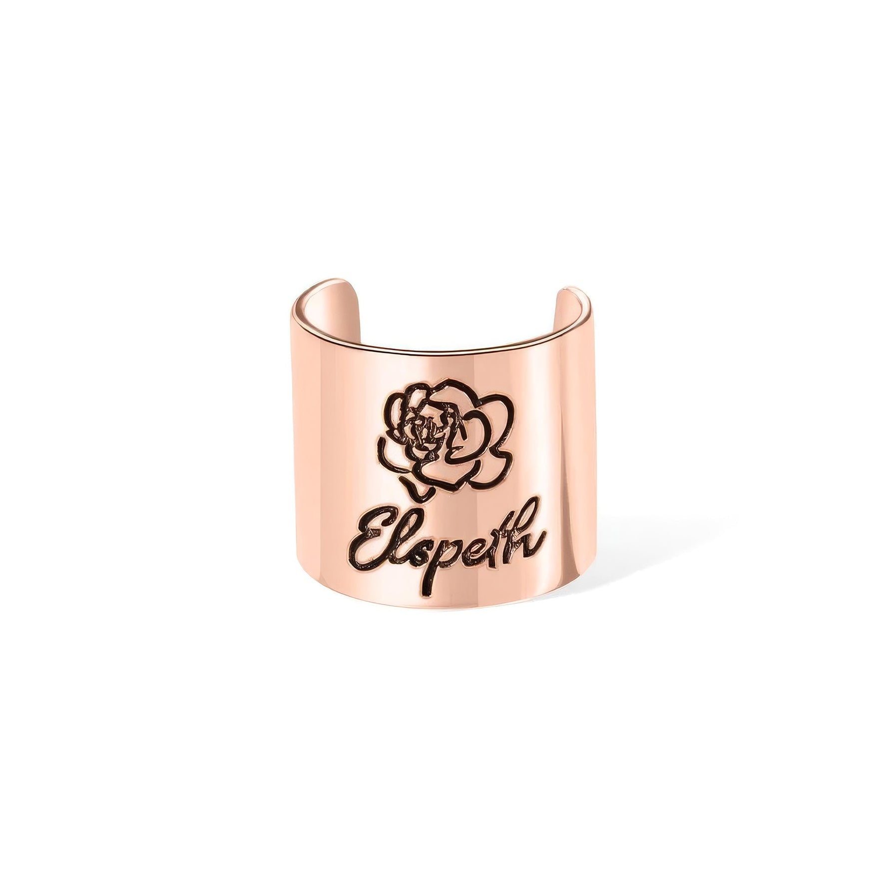 Stethoscope ID Tag with Engraved Birth Flower - United Bracelets