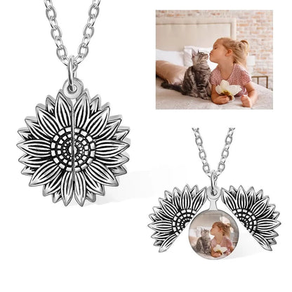 Sunflower Photo Locket - United Bracelets