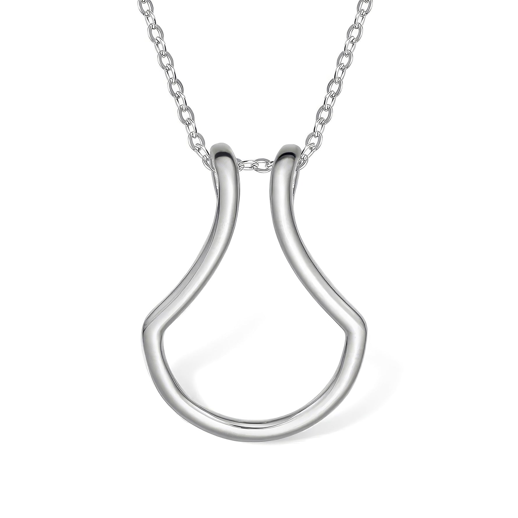 The Original Sterling Silver Ring Holder Necklace - United Bracelets