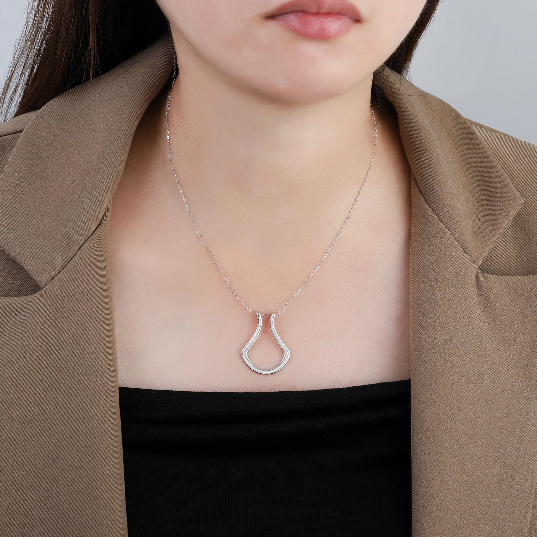The Original Sterling Silver Ring Holder Necklace - United Bracelets