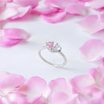 Toi et Moi Birthstone Heart Ring - United Bracelets