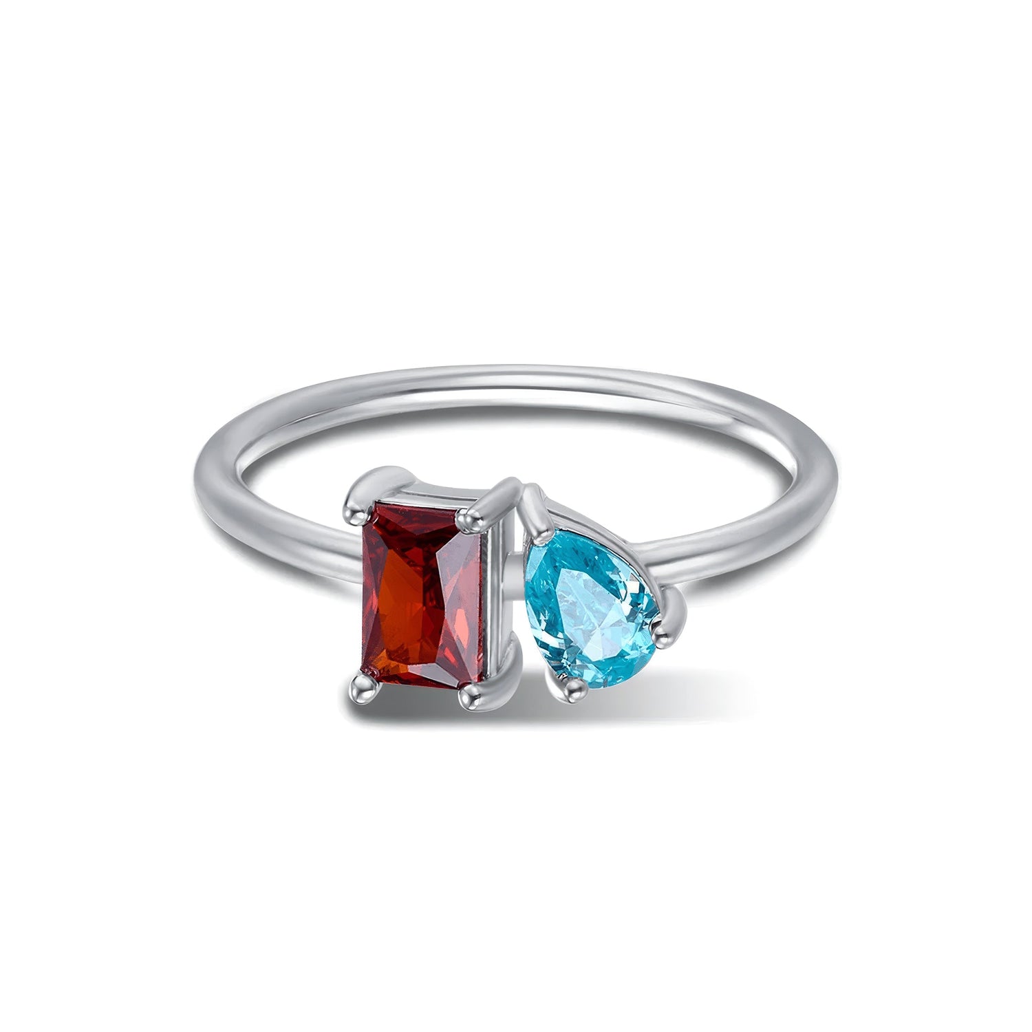 Toi et Moi Birthstone Ring - United Bracelets