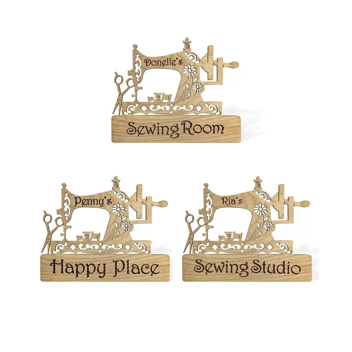 Wooden Sewing Room Sign - United Bracelets